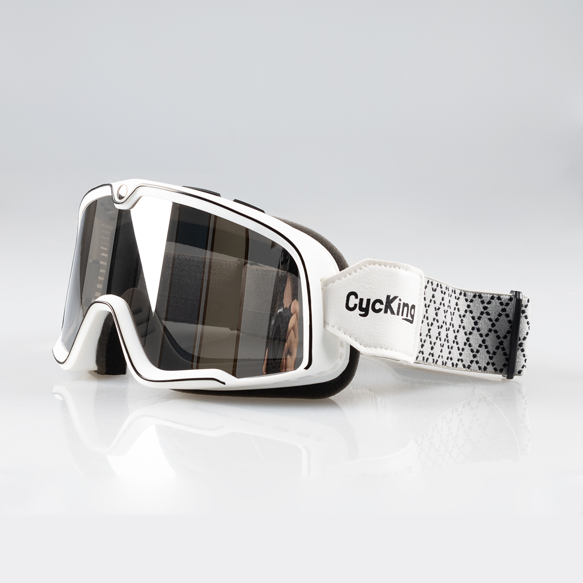 Fietsen Motorbril Vintage Helm Voorruit Off-Road Zonnebril Bril Universele Fietsbescherming: Bruin