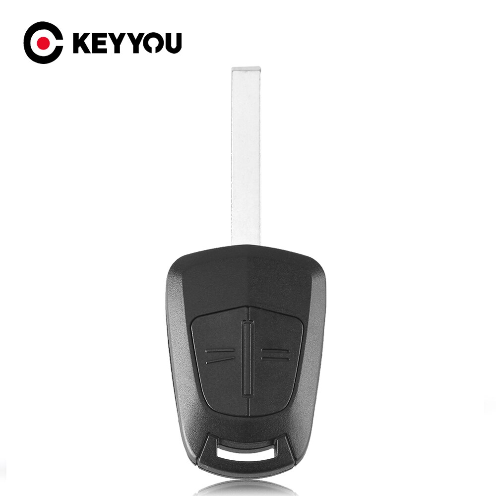 KEYYOU Replacement 2 Button Remote Car Key Case Shell For Vauxhall Opel Astra Corsa Agila Meriva Insignia Key Cover HU100 Blade