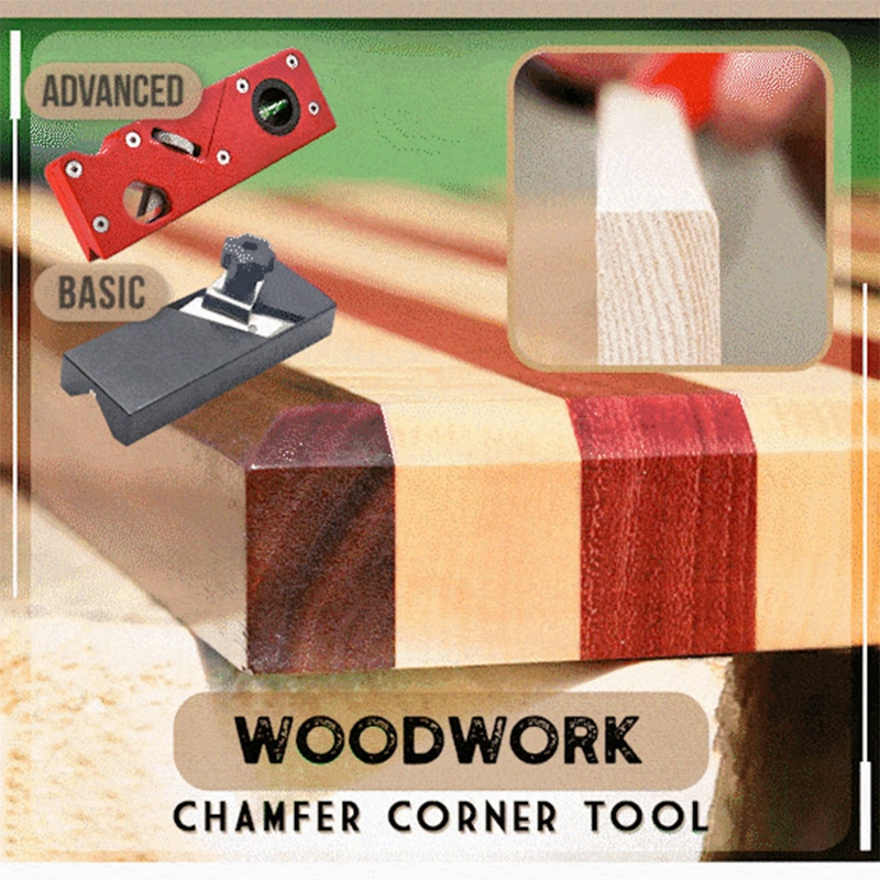 Woodworking Edge Corner Flattening Tool Woodworking Edge Corner Plane Wood Hand Planer Flat Plane Bottom Edge Wood Trimming Tool