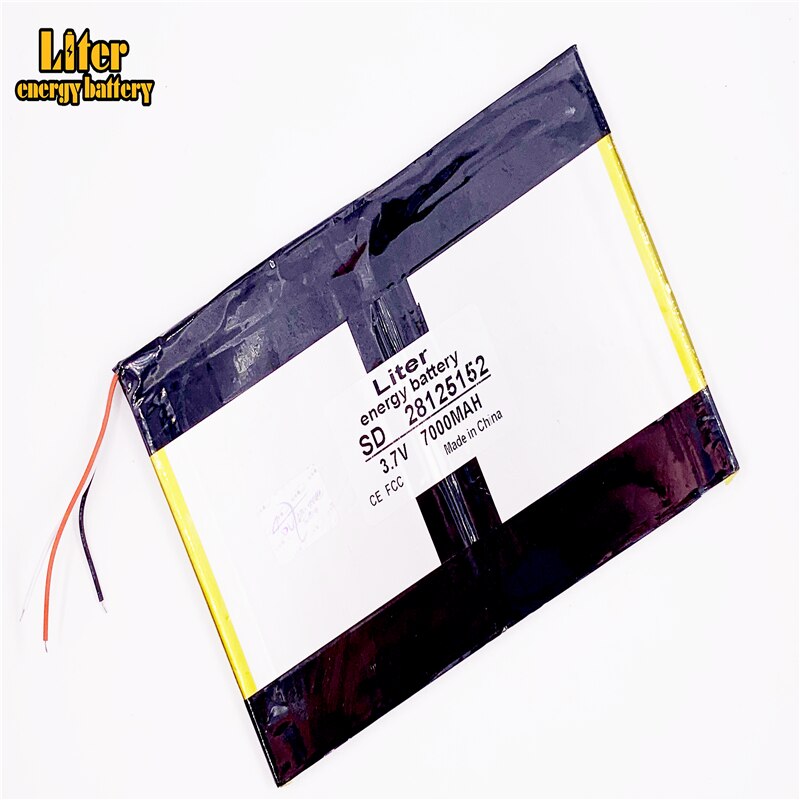 3 line Polymer rechargeable batteries 28125152 3.7V 7000MAH Tablet PC general battery ,X98 Perfect