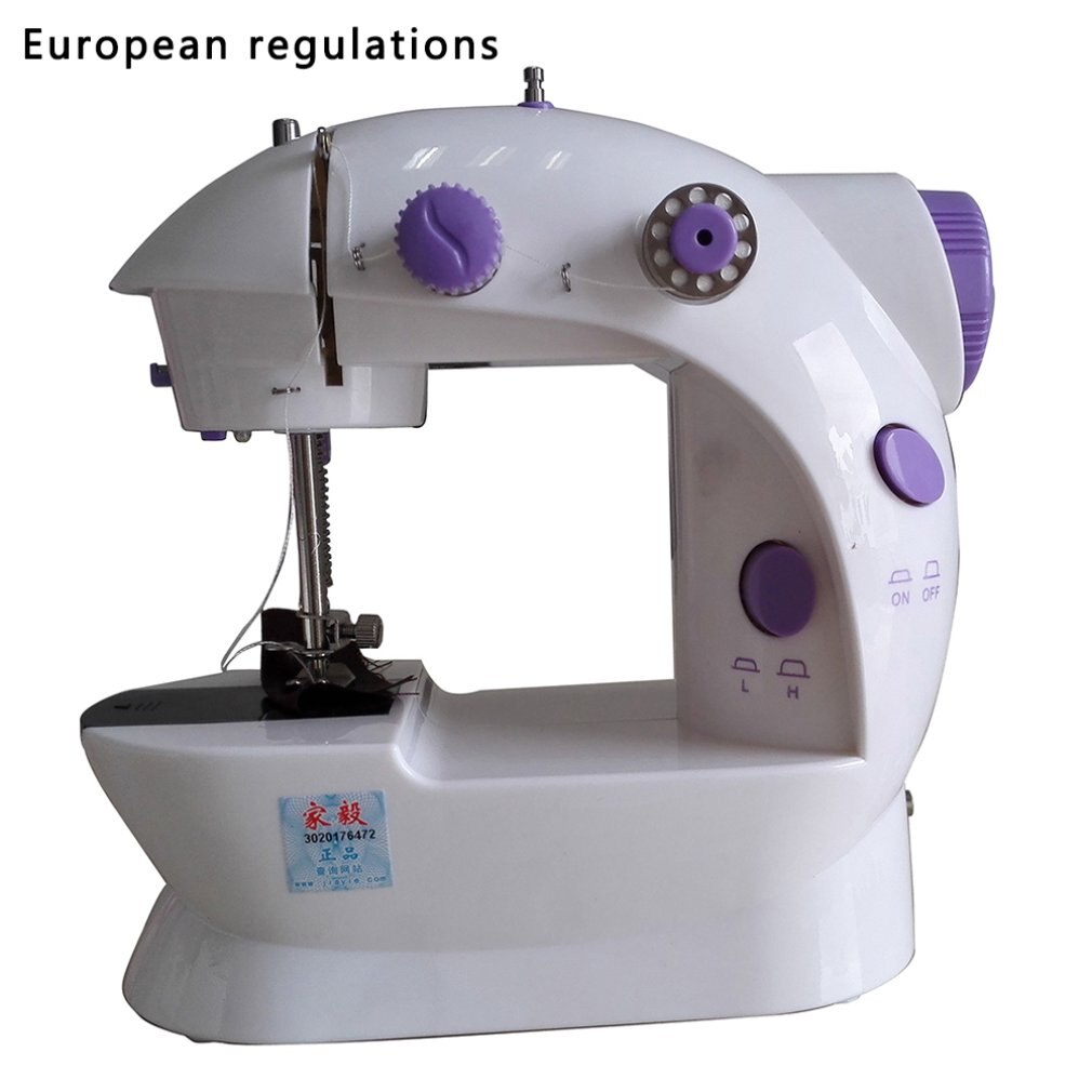 Practical Electric Sweing Tailor Small Household Electric Mini Multifunction Portable Sewing Machine: PEACOCK BLUE