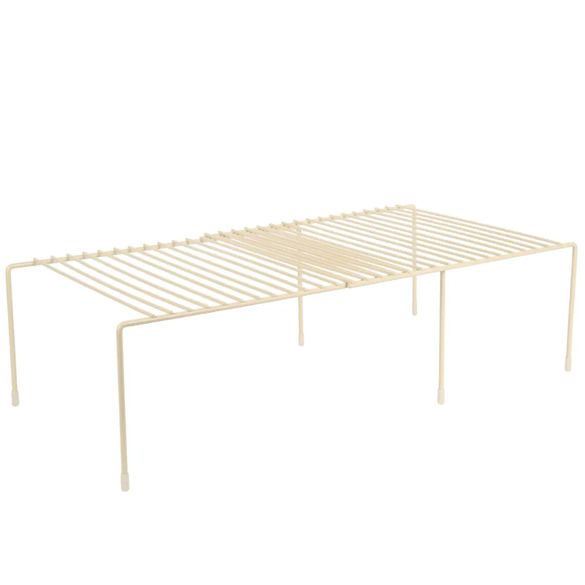 Opbergrek Metalen Holle Afvoer Planken Gootsteen Houder Verstelbare Keuken Plank Organizer Afwasbak Badkamer Kast Stand Rek: Beige