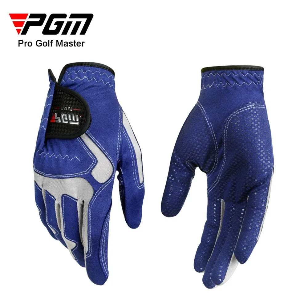 Gants de Golf PGM, gants résistants à l'usure des particules antidérapantes pour main gauche/droite pour hommes, gants de Golf en tissu microfibre ST017
