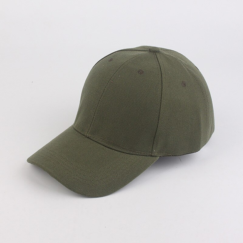 Nyeste forår sommer kasket kvinder hestehale baseball kasket hatte herre baseball kasket bomuld udendørs sport enkel ensfarvet casual kasket: Khaki