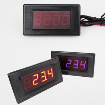 DC 12V Thermometer -60 ~ 125 Degree With High & How Temperature Alarm Function Precision Thermometer XH-B305 Sensor