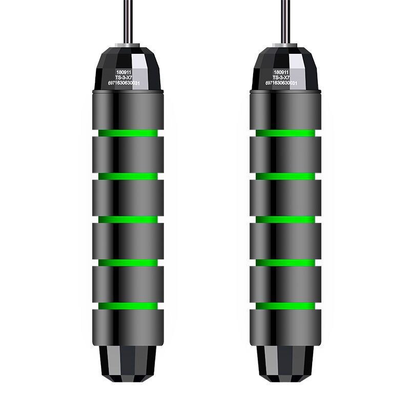 Fitness tung vikt pvc hastighet hopprep speed rope hoppning med lager i handtaget