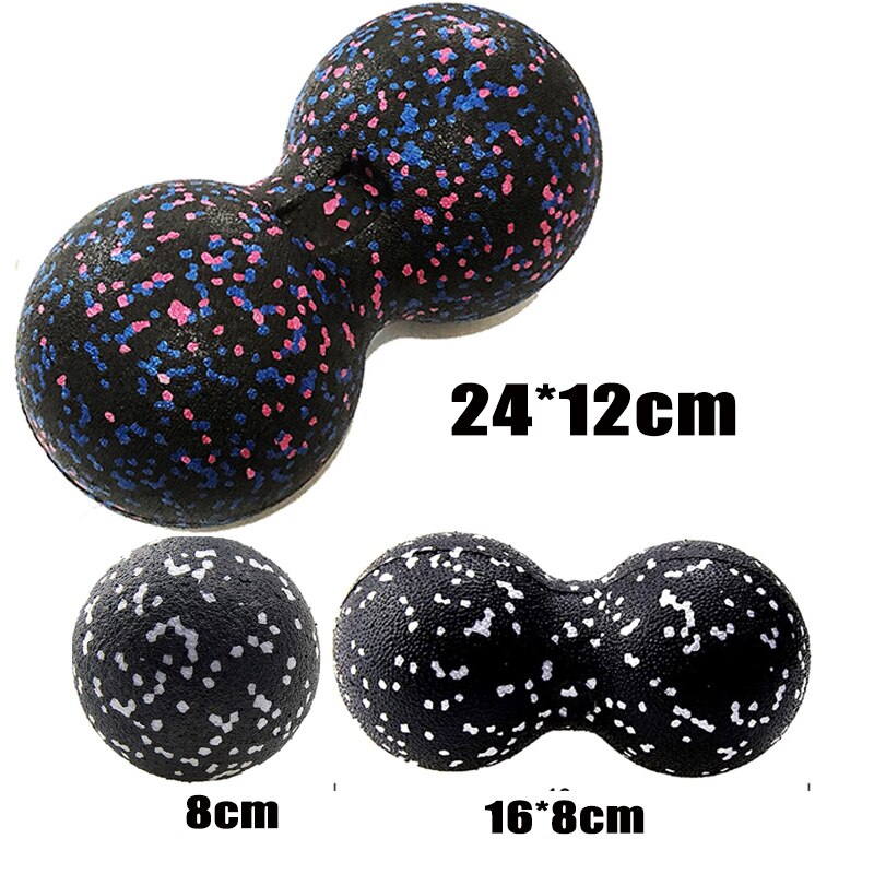 3 Stks/set Fitness Massage Bal Set Epp Lacrosse Myofasciale Ballen Lichtgewicht Body Fascia Massage Yoga Oefening Pijn Verlichten: Brown