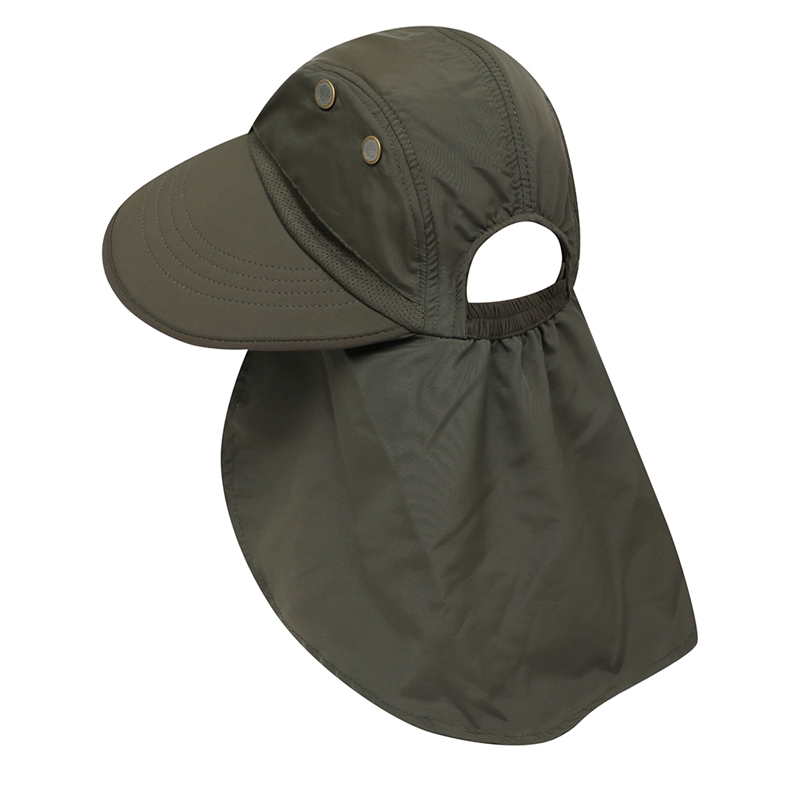 Outdoor Outdoor Fishing Ponytail Hats With Neck Summer Sun Hat Wide Brim UPF Sunshade Protection Packable Quick Drying