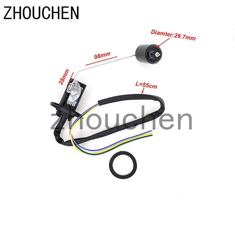 2088 Motorcycle Fuel Level Sensor Gasoline Tank Oil Float Gauge Unit For Imitated Yamah ZY125 Spare Parts