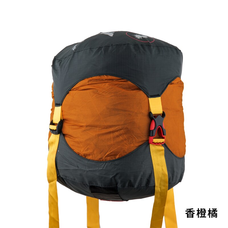 Bolsa de dormir 3F UL GEAR 30D CORDURA, bolsa de viaje al aire libre, impermeable, portátil, de comestibles: Orange L