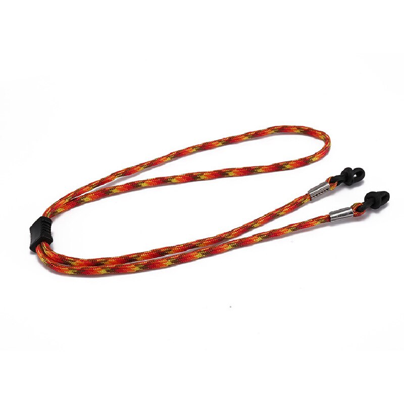 1Pc Verstelbare Bril Band Vrouwen Mannen Hals Koord Glazen Ketting Zonnebril Lanyard Brillen Touw Houder Eyewear Bandjes: Oranje