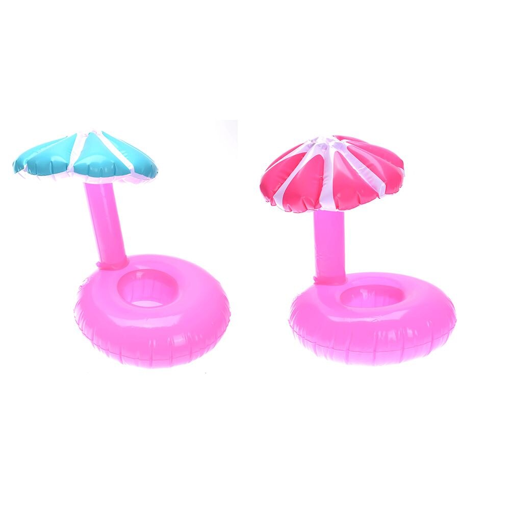 Summer Pool Float Inflatable Umbrella Tree Drink Cup Holder Float Mini Summer Beach Bathing Swimming Accessories