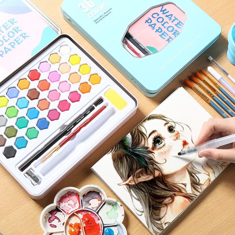 Maak een mini travel art kit in een blikje