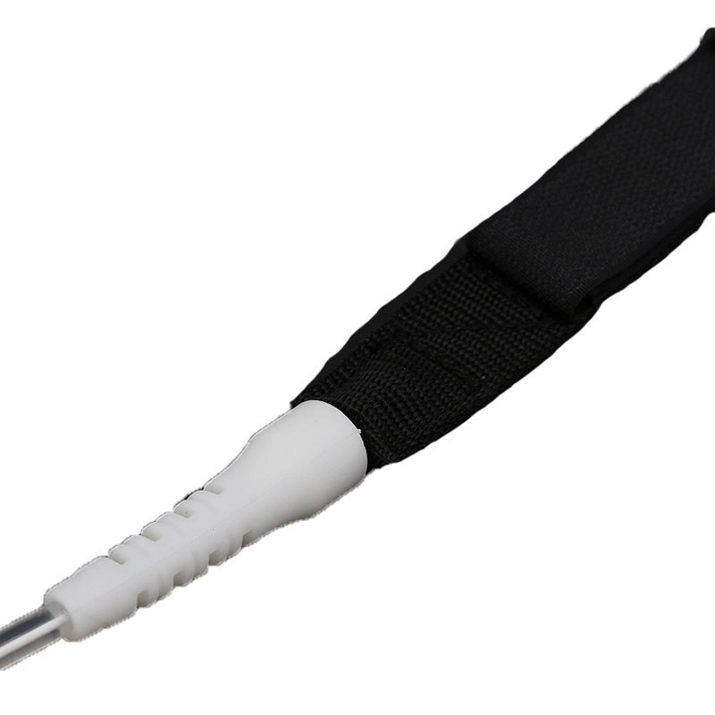 6ft/8ft/10ft/12ft Straight Cord Surf Leash White Surf Leash Surfboard Ankle Calf Leash Steel Swivel Surfing Leg Rope Surfer