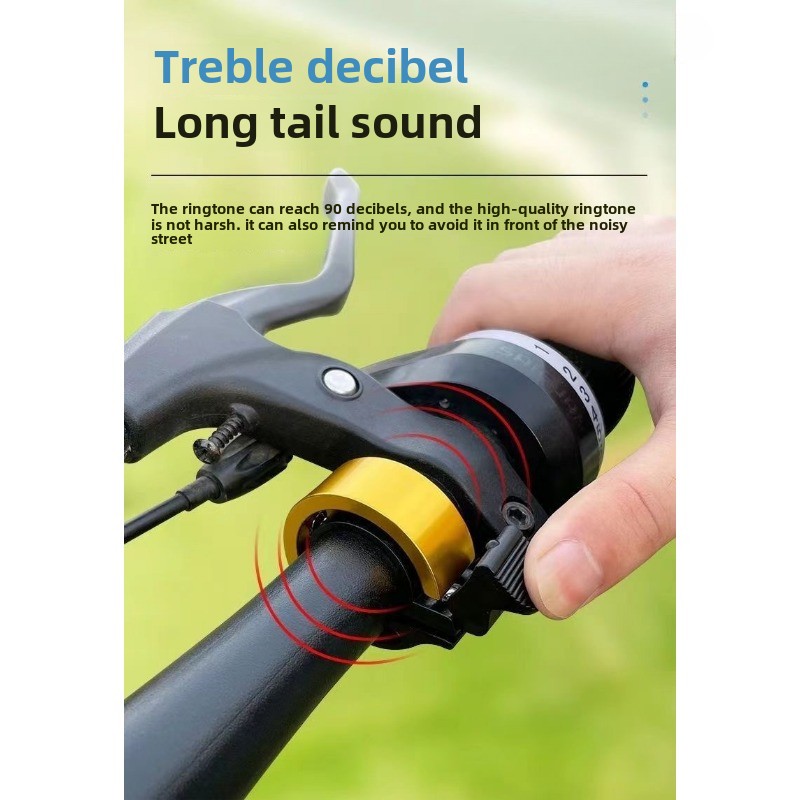 Fietsbel Super Luid Mountainbike Universele Volwassen Fiets Onzichtbare Hoorn Rijuitrusting Accessoires Onzichtbare Hoorn Opvouwbaar