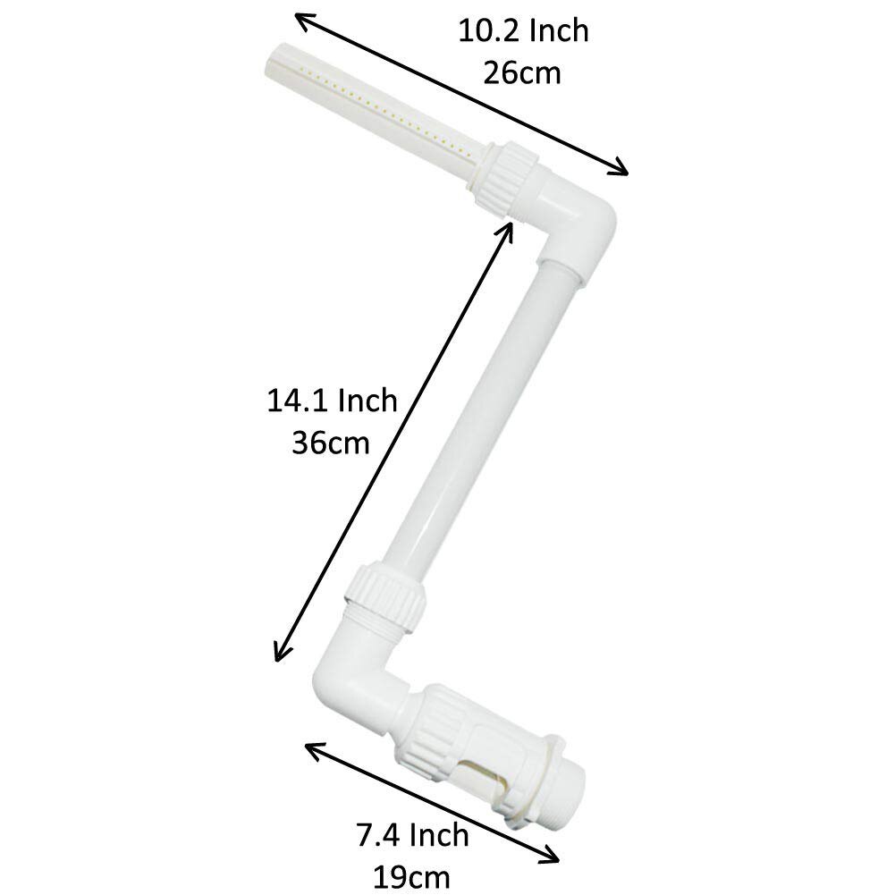 Adjustable Waterfall Swimming Pool Fountain Stand Sprayer Hose Replacement Tool