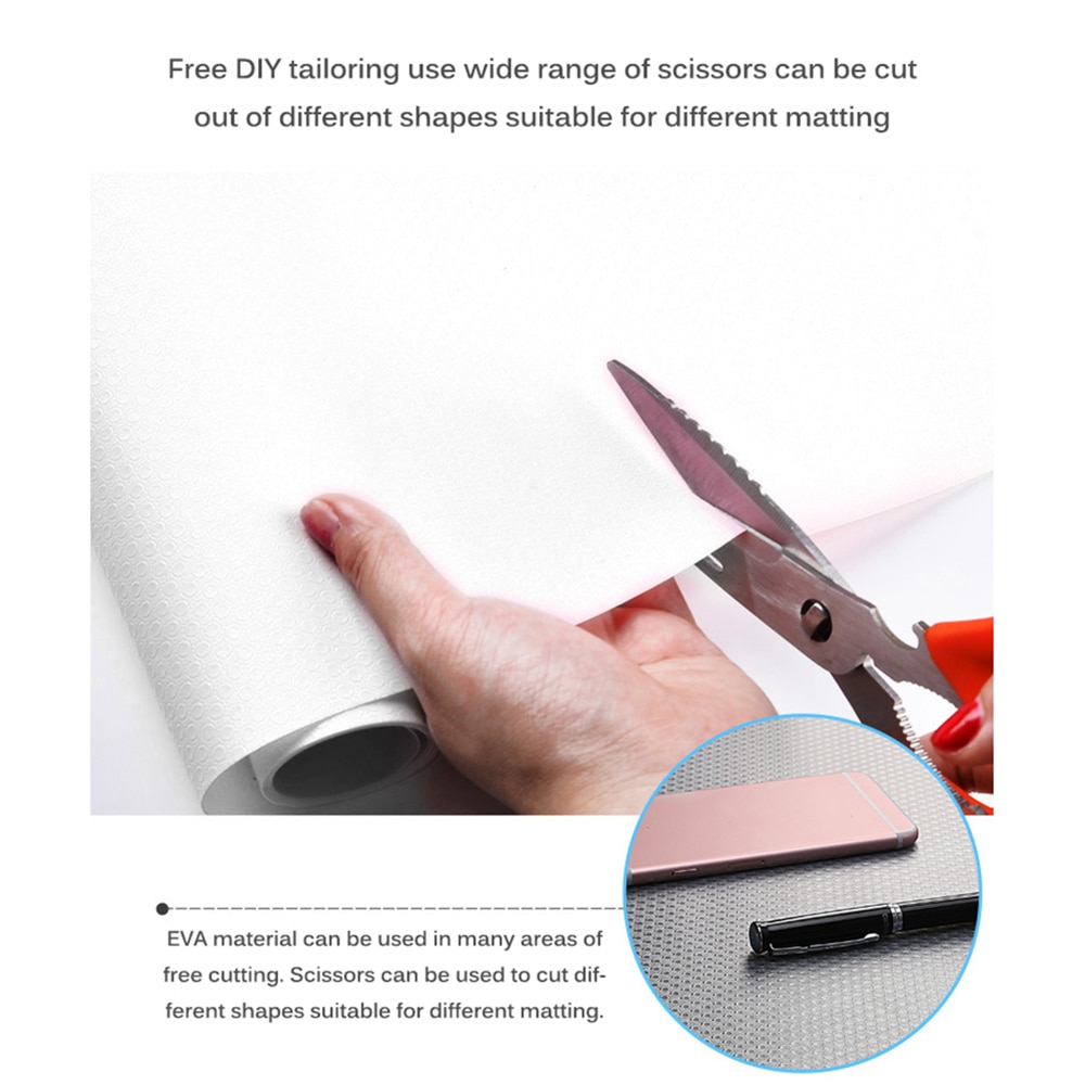 Waterproof Drawer Liner For Cabinet Shelf Non Slip Table Cover Mat Non Adhesive Cupboard Shelves Organization Household Supports