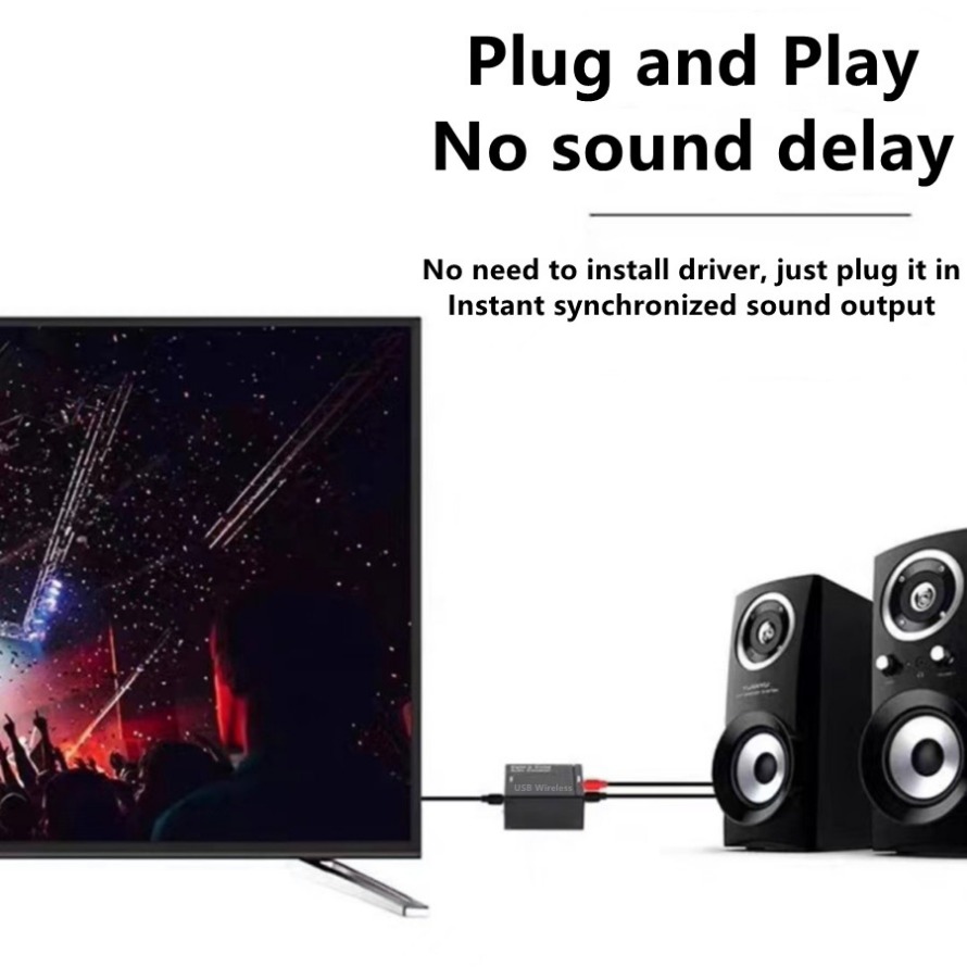 DAC Digital zu Analog Audio Konverter Optischer SPDIF Toslink Koaxialer Bluetooth-Eingang zu L/R RCA Audio Kopfhörerverstärker Ausgang