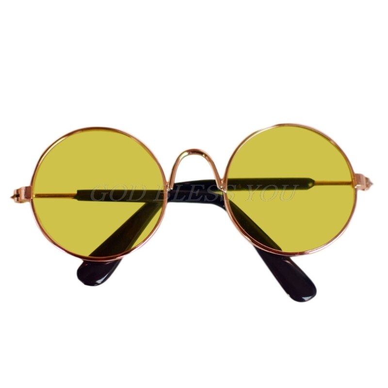 Doll Cool Glasses Pet Sunglasses for bjd Blyth Toy Photo Props R9JC: 5