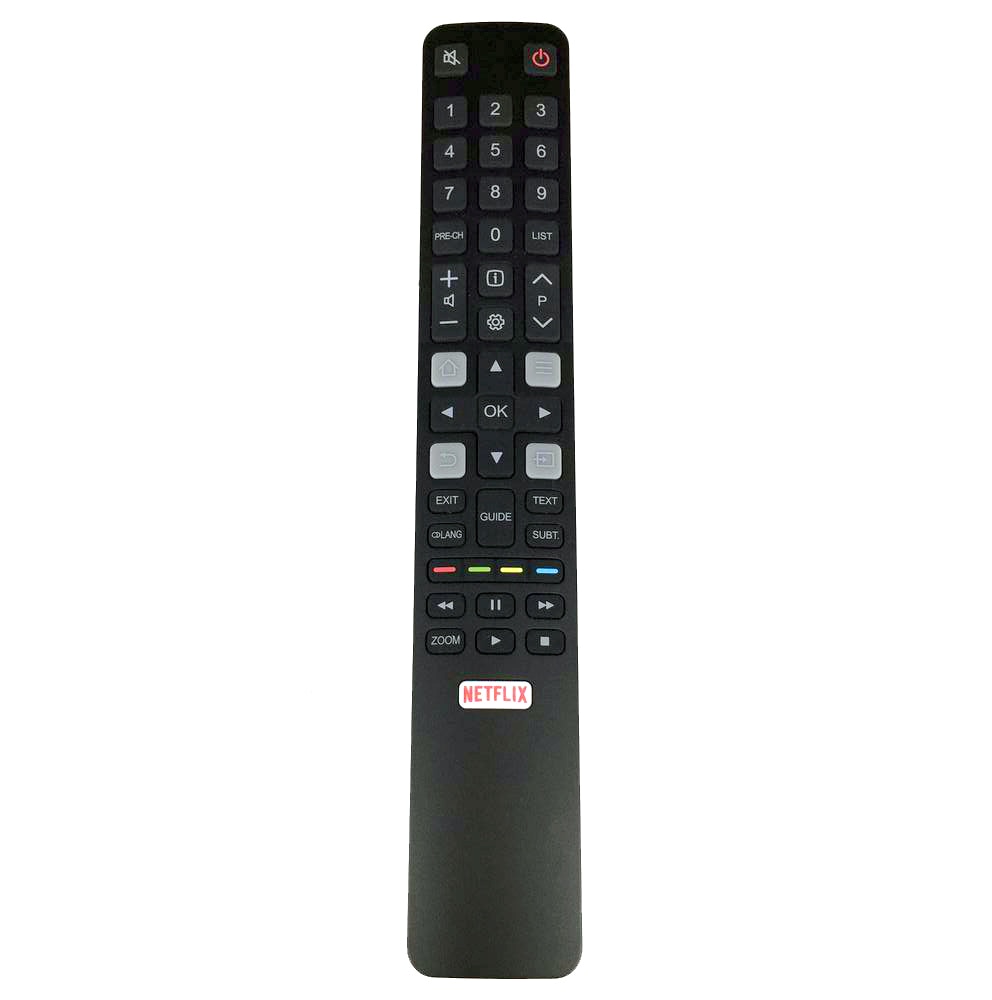 Original fjärrkontroll  rc802n yui 2 för tcl smart  tv 32 s 6000s 40 s 6000fs 43 s 6000fs u55 p 6006 u65 p 6006 u49 p 6006 u43 p 6006 u65 s 9906