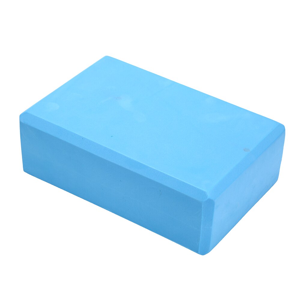 EVA mousse Yoga bloc brique Pilates sport exercice gymnastique entraînement étirement aide corps mise en forme santé formation 1 pièces: Bleu