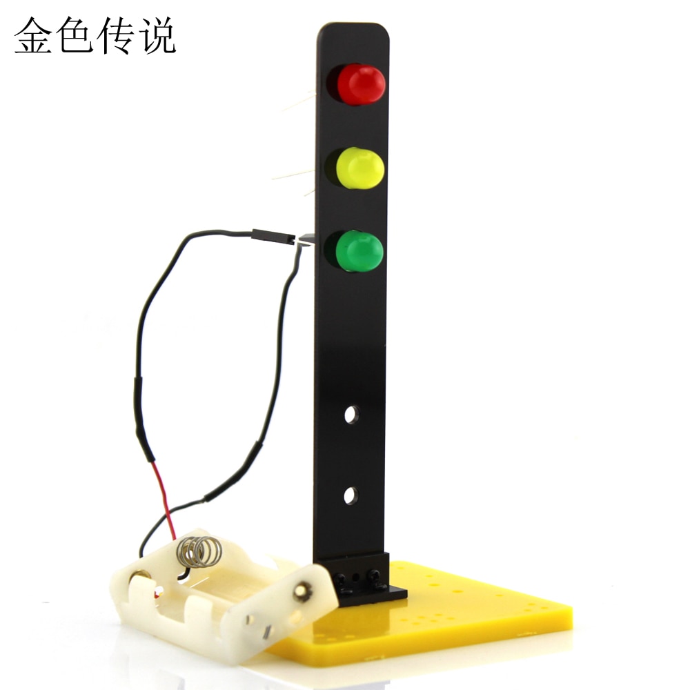 Traffic Lights Technology Production Invention Signals Traffic Lights DIY Science Model Toys Education Kit F19160