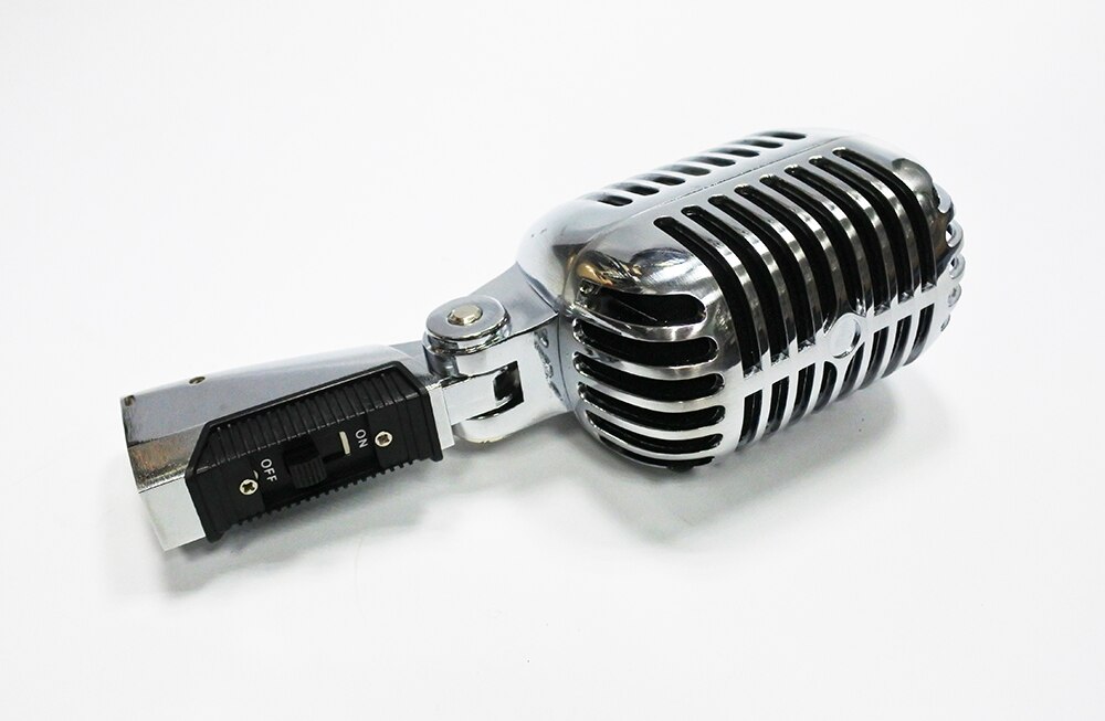 Classic Retro Vintage Antieke Oude 55SH Stijl De Elvis Microfoon metalen swing bar wired karaoke vocal dyanmic handheld microfoon