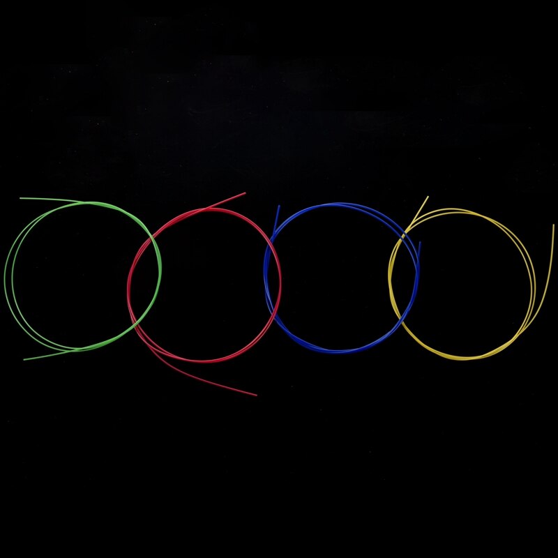 IRIN U104 Rainbow Colorful Nylon Ukulele Strings 4 Strings Guitar Ukulele Strings Silver White Parts and Accessories Set