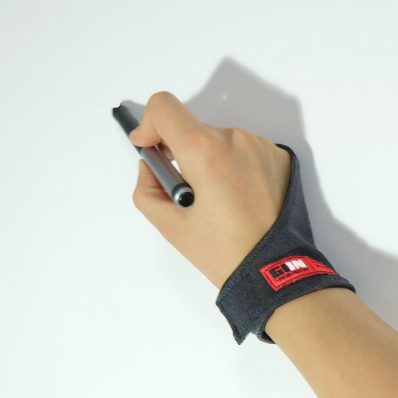 Vrouwelijke Grijs Zwart Rood 1 vinger anti-fouling handschoenen wacom tekening schrijven schilderen digitale tablet handschoen