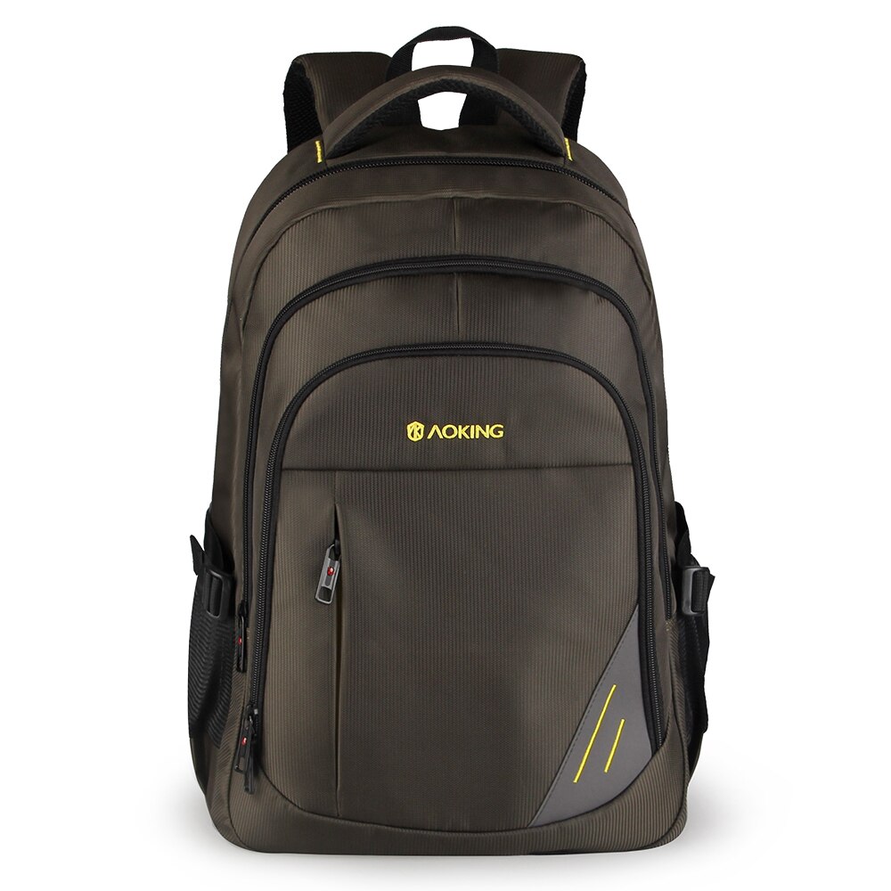 Large Capacity School Backpack Waterproof College Bookbag Men Backpack 15.6 Inch Laptop Daypack Notebook School Backpack: Army Green