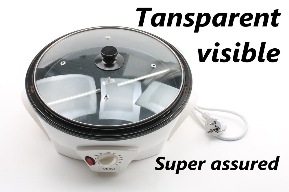 Electric Coffee beans Home coffee roaster machine roasting 220V non-stick coating baking tools household Grain drying