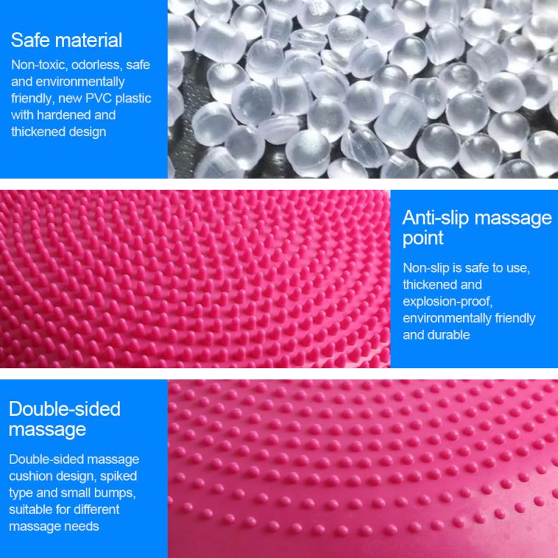 Yoga Mat Balance Cushion Anti-slip massage Fitness mat Yoga Balance Mat for Exercise Yoga Pilates Indoor sports
