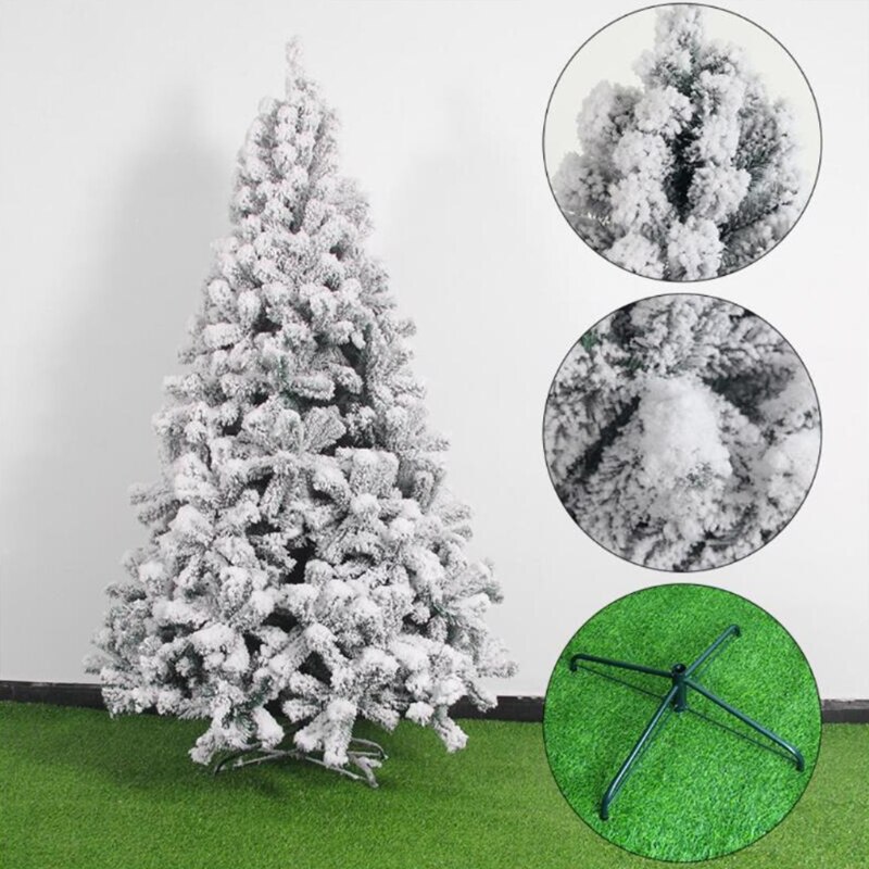 Kunstmatige Witte Sneeuw Kerstboom Ornament Versiering Desktop Decoratie Winkelcentrum Hotel Thuis Feestartikelen