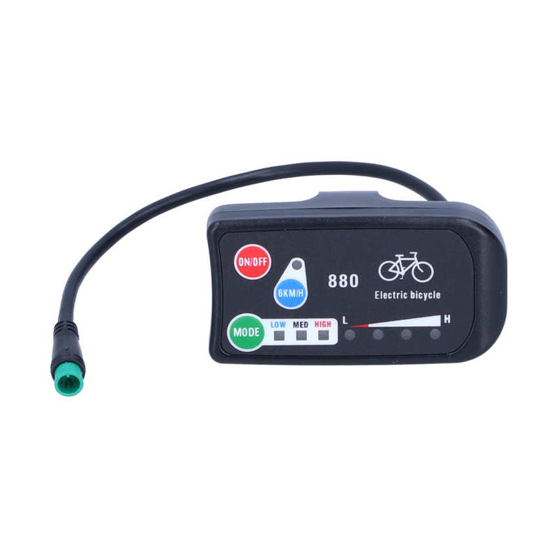 E‑bike Led Display Elektrische Fiets Voor Kt‑ LED880 Display E‑bike 36V 48V Display Meter E‑bike Accessoires
