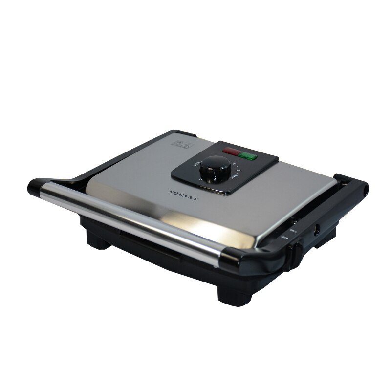 Electric Grill Griddle For home BBQ plate double-sided fast heating Smokeless dog hamburger grilling