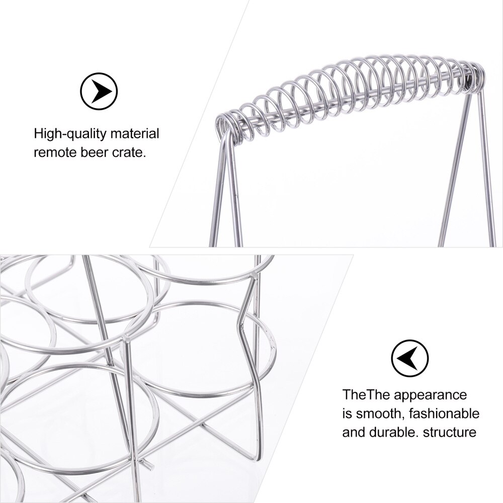 Øl fjern kasse øl flasker organisator øl bærer metal stel holder
