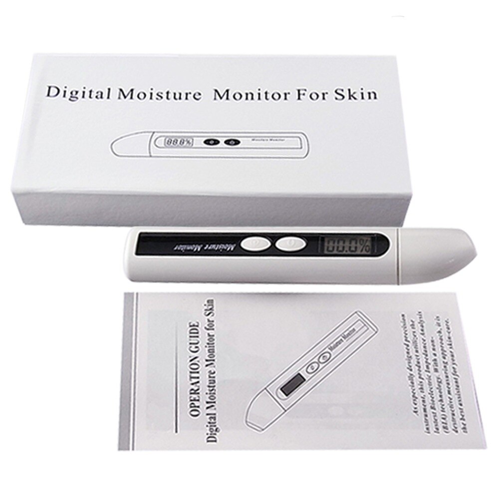 Skin Moisture Meter Face Analyzer Cheeks Hand Humidity Bio-Sensor Technology Test Facial Moisture