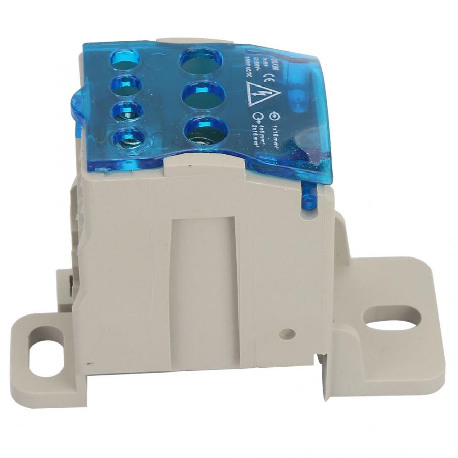 Din-rail aansluitblok verdeeldoos elektrische draadconnector universele stroomaansluitdoos