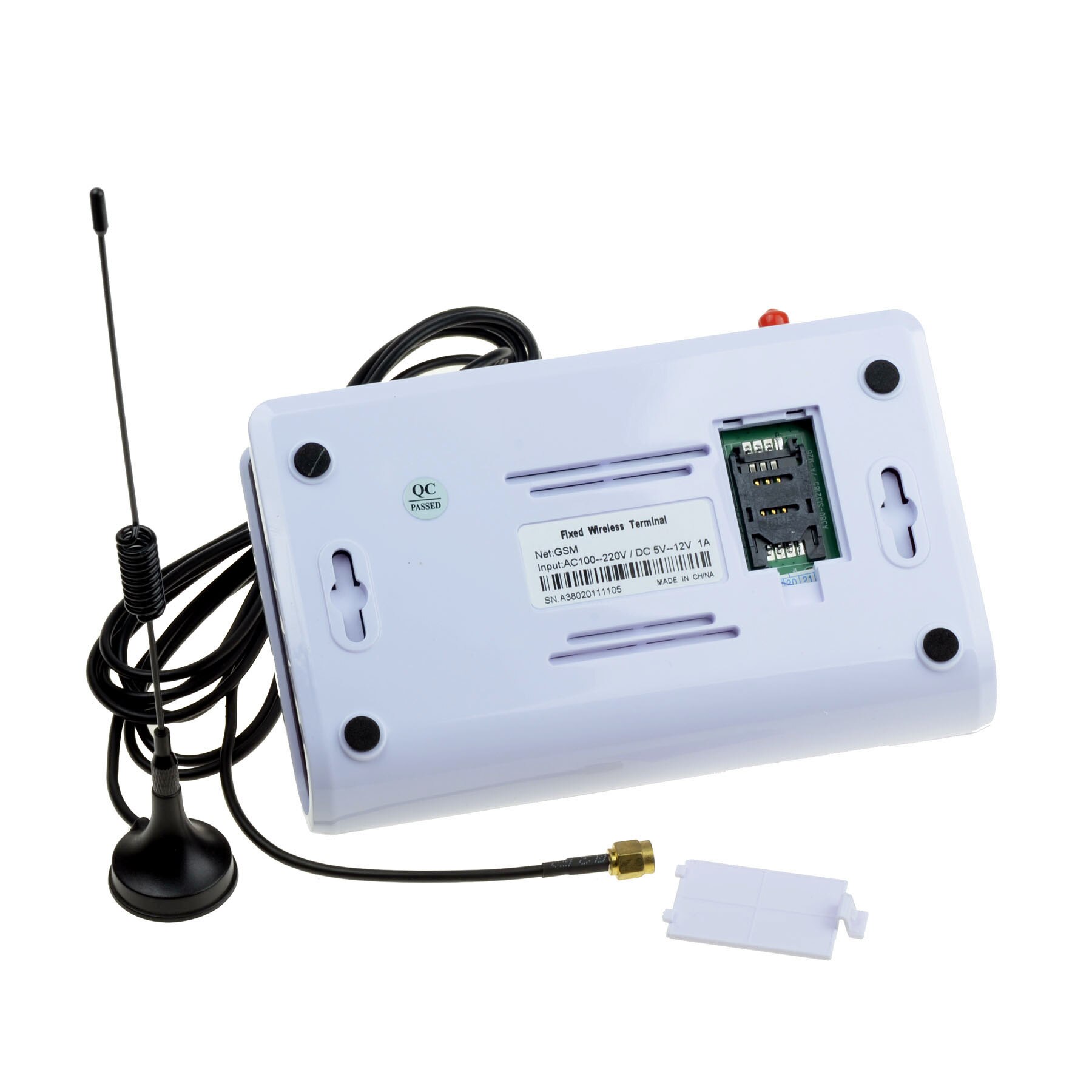 Adusun gsm 850/900/1800/1900 mhz fast trådløs terminal router med lcd support alarm system pabx opkalds id klar stemme stabil