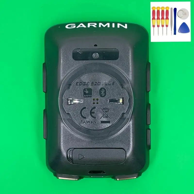 GPS Achtercover voor Garmin Edge 520/520 Plus - TPU Reparatie Vervangingshoes (Zonder Batterij): Paars
