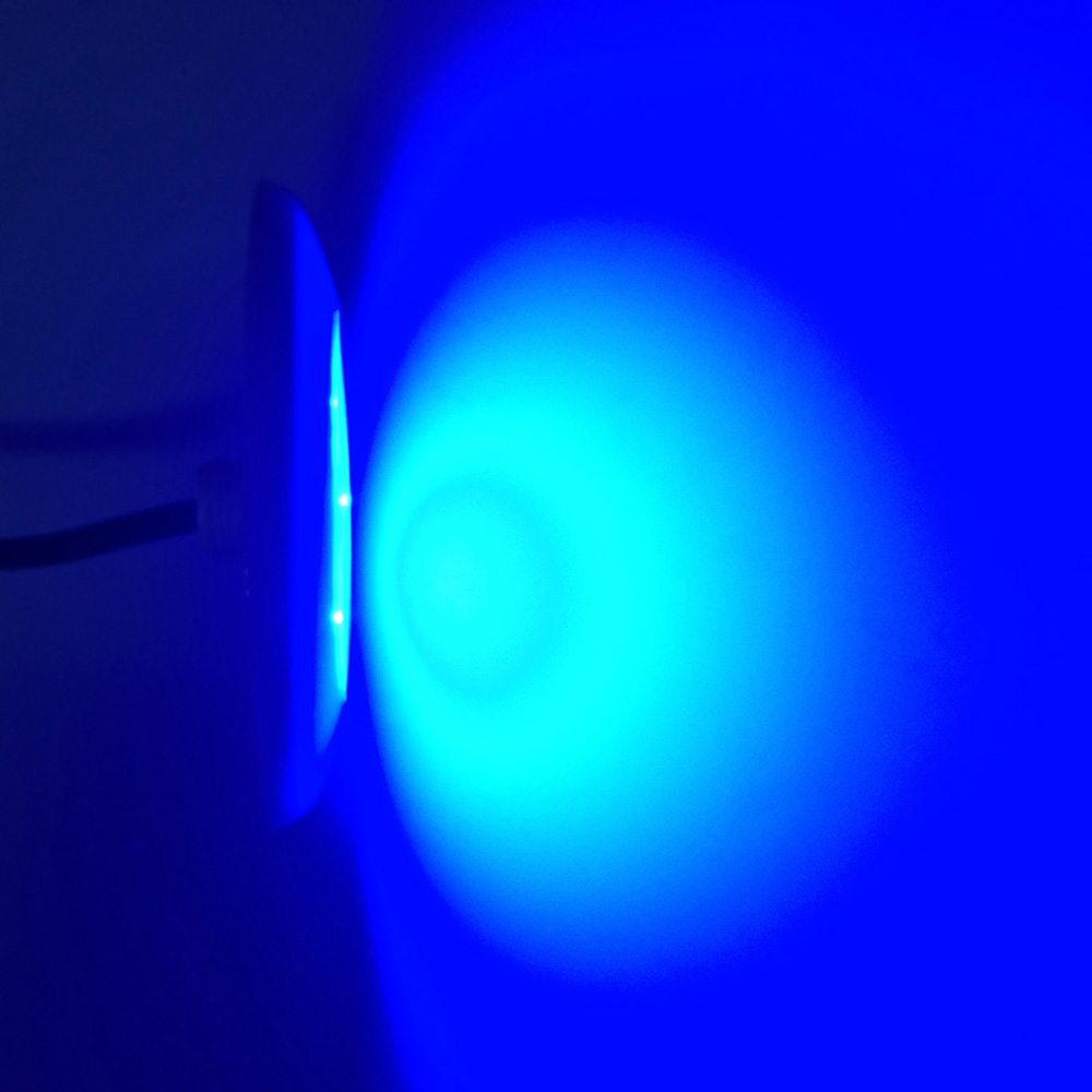 Rgb spa bassenglampe 9w harpiksfylt badstue lys 12v dc plast svømmebasseng ledet  ip68 vanntett