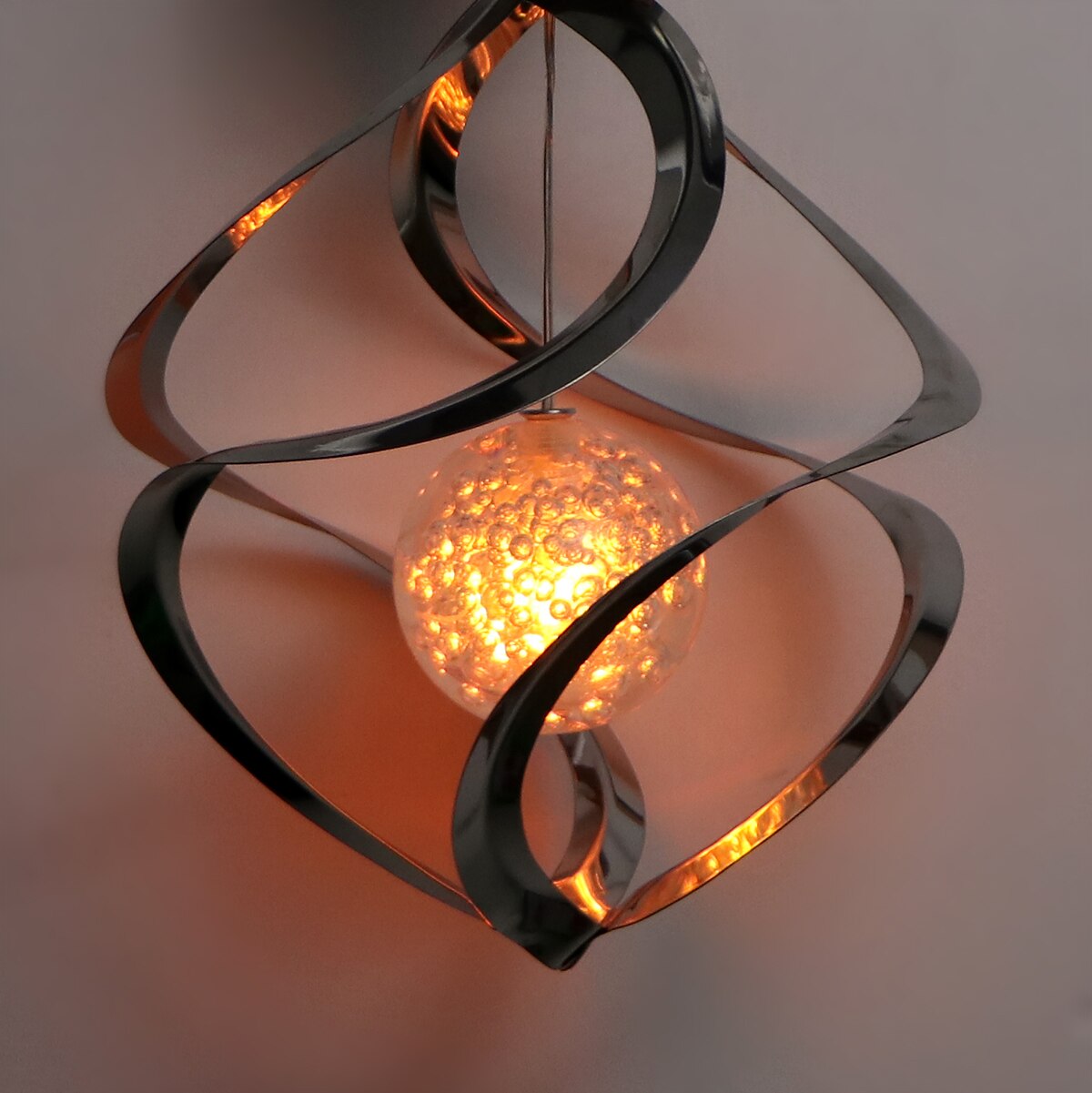 Aurinkovoimalla toimiva valo led tuulikello valo puutarha roikkuu spinner lamppu väriä vaihtava merkkijono valot ulko lyhdyt ulkona