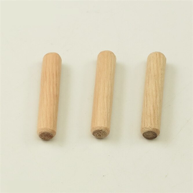 4pcs/lot 6x30 8x40mm Wooden Dowel Cabinet Drawer Round Fluted Wood Craft Dowel Pins Rods Set Furniture Fitting wooden dowel pin
