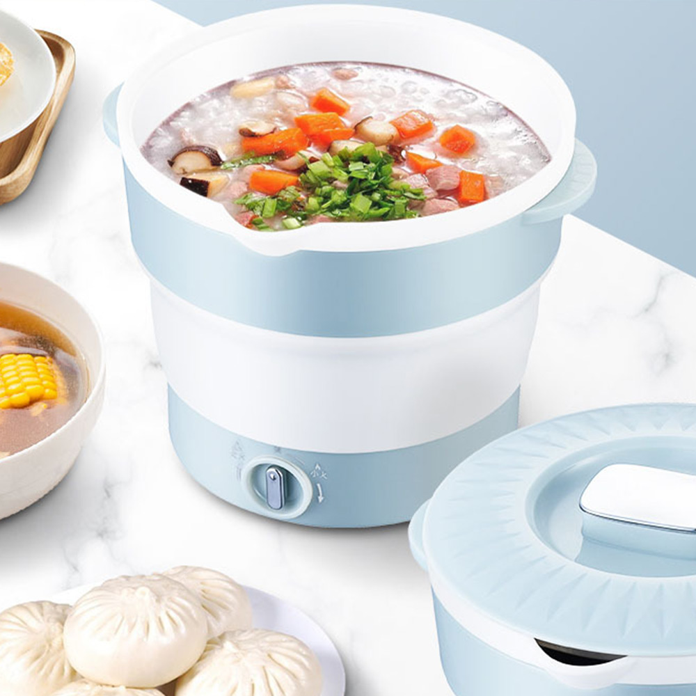 Cuiseur électrique de voyage, Camping, chaudière à eau pliable, petit Pot domestique, multi-cuiseur multifonctionnel