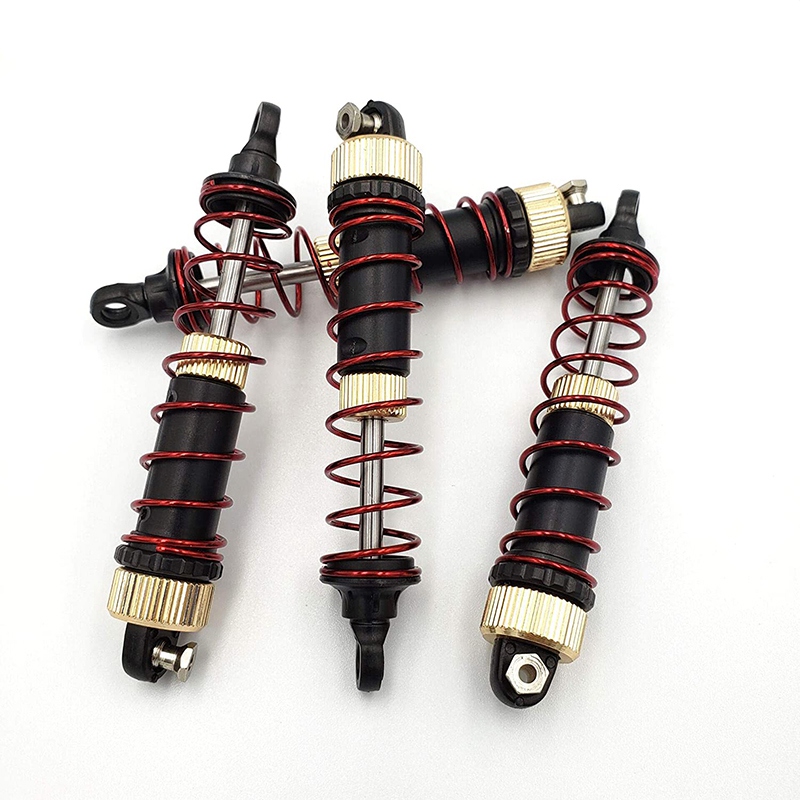 Amortiguador 4 Uds RC ajustable montado resorte amortiguador suspensión mejorado aceite lleno de choque 25-ZJ03 para coche 9125 RC