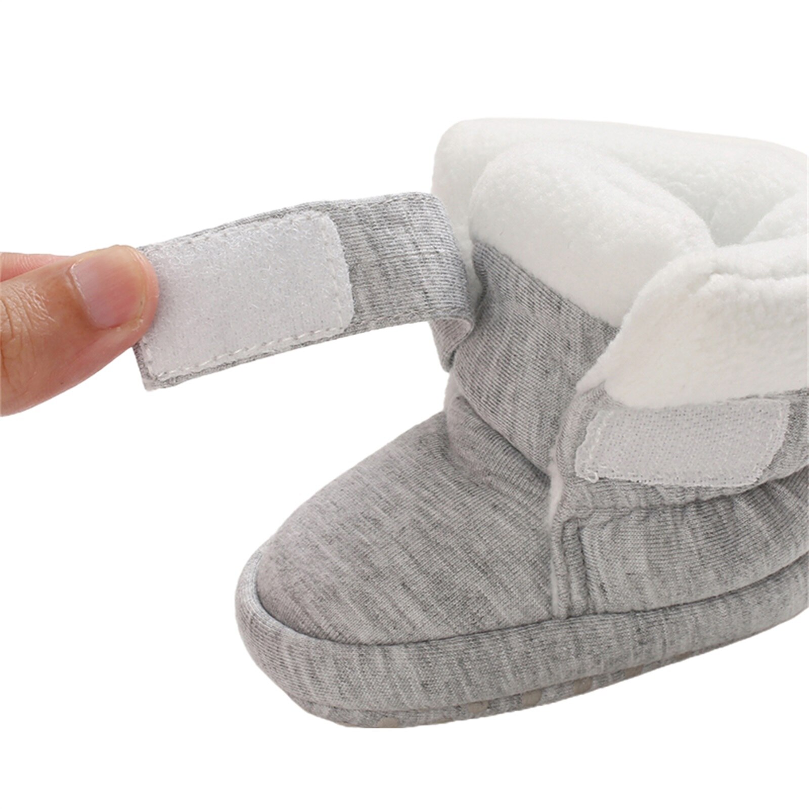 Baby Mädchen Schnee Schuhe Winter Stiefel Baby Pelzigen Plüsch Warme Winter Schuhe Kleinkind Baumwolle Schuhe Prewalker 0-18M