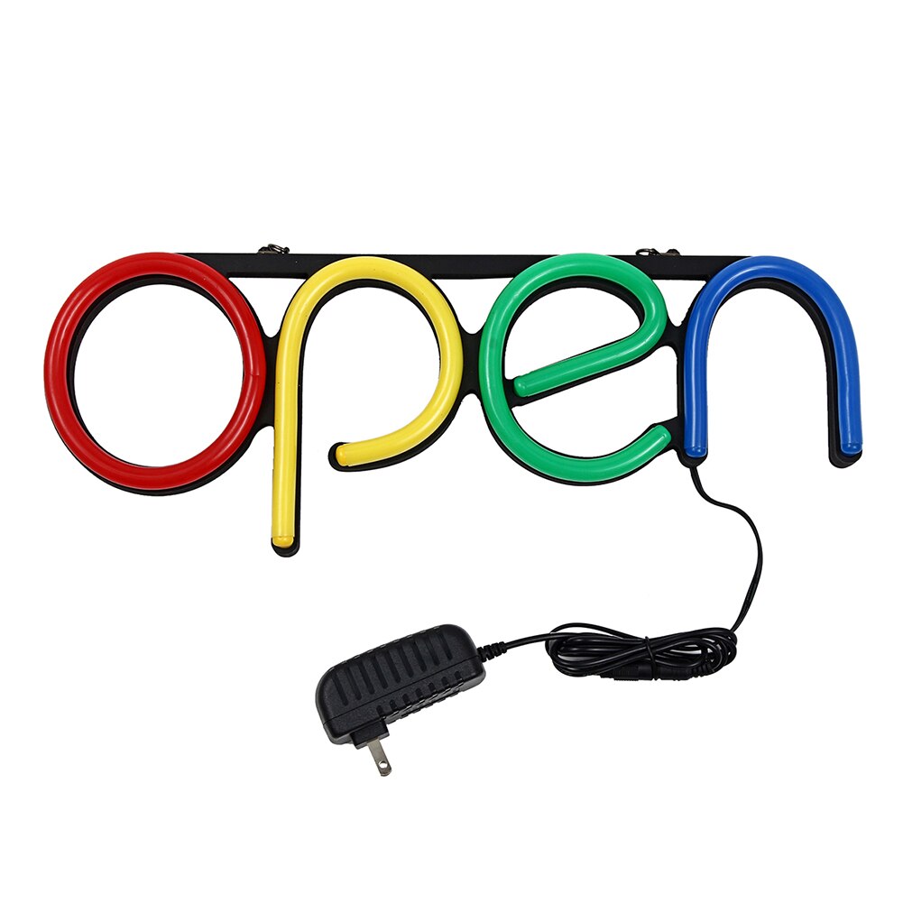 Led Neon Open Sign Light For Business Bar Club Ktv Wall Decoration Commercial Lighting Children To The Room With A Sign: Multicolour