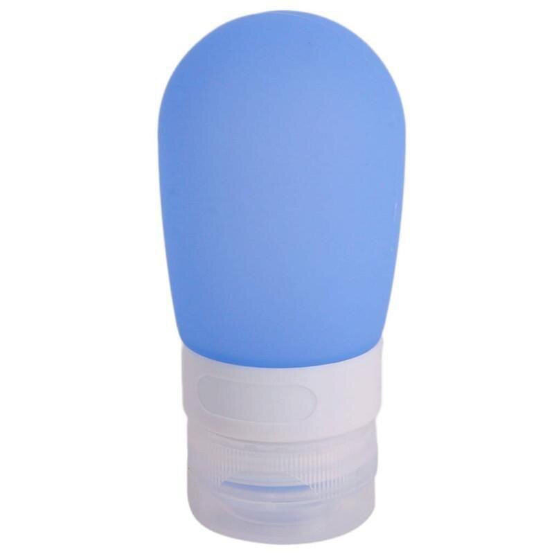 Shampooing de voyage Mini Portable Silicone | Bouteilles de shampooing de voyage, Gel de douche, distributeur de savon, Lotion de salle de bains, Tube de sous-bouteille, bouteilles vides: blue / 80ml