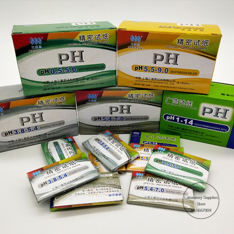 10 stk/parti laboratorieuniversel indikator ph papir specielt præcisionsindikator testpapir