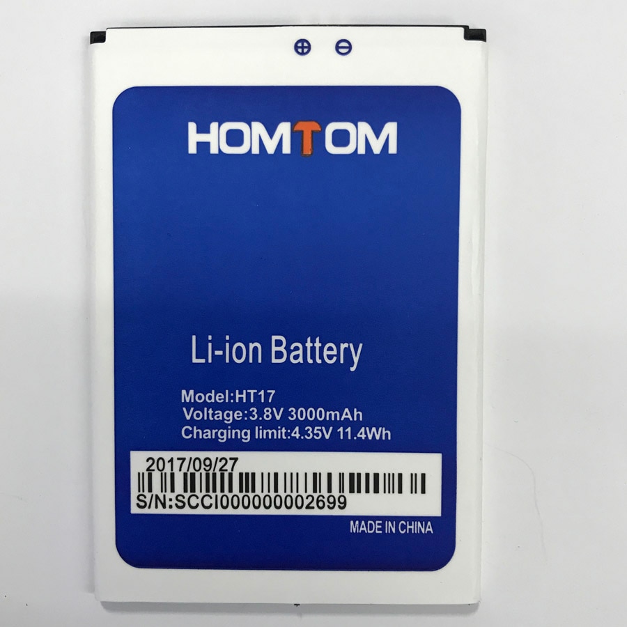 3000mAh Battery For HOMTOM HT17 / HT17 PRO Moble Phone+Tracking Number